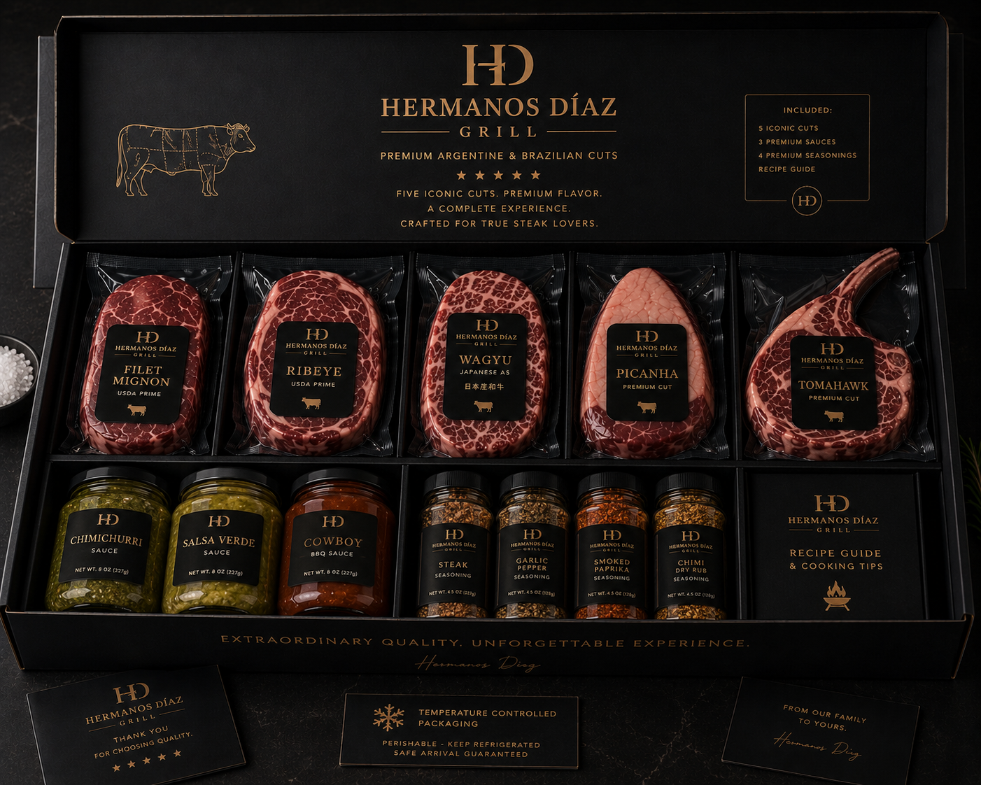 PREMIUM BOX AND SAUCES